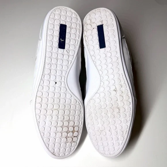 Lacoste Men's Chaymon Leather Sneakers White Size- 8.5 M - Picture 9 of 9